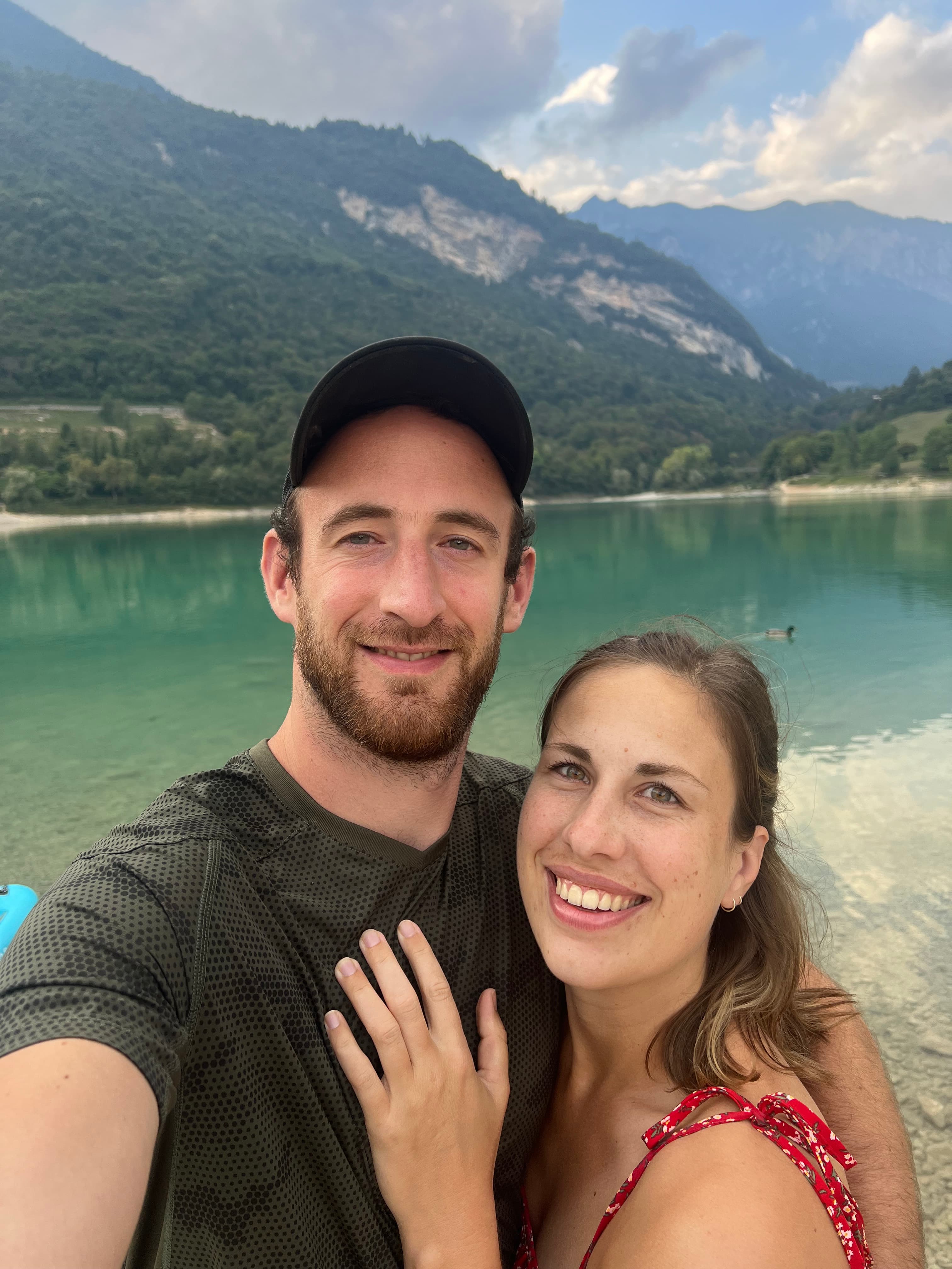 Ine & Elias aan het meer